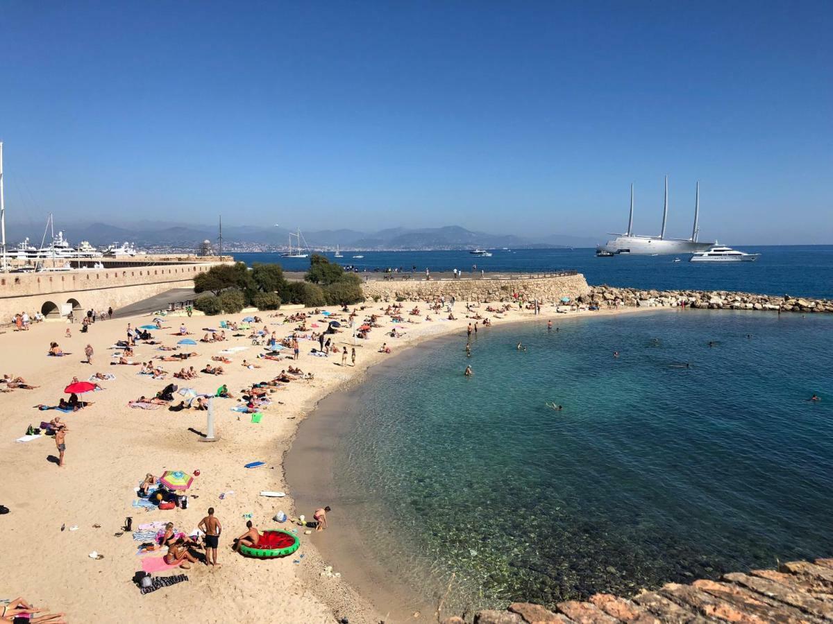 Appartement 4 Personnes Vue Mer Remparts Antibes Kültér fotó